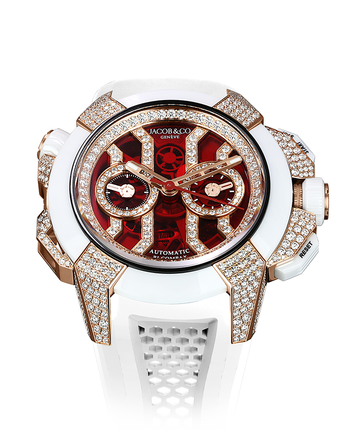 Jacob & Co. Epic X Chrono Full Pave Watch EC412.42.RW.RD.F Jacob and Co Replica Watch Jacob & Co. Epic X Chrono Full Pave Watch EC412.42.RW.RD.F Jacob and Co Replica Watch